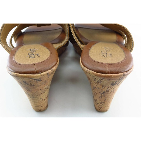 Eurosoft Size 10 M Brown Slide Leather Women Sandal Shoes - Picture 4 of 6